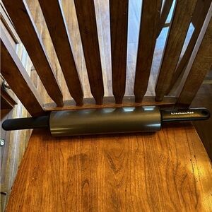 KitchenAid NonStick Charcoal Gray Rolling Pin w/ Offset Handles